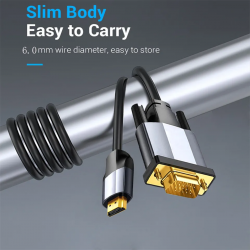 Dr. Phone-DrPhone HNV3 HDMI mannelijk naar VGA mannelijk D-SUB 15 Pin M/M Adapter – Converter - Kabel 1080P – 3M€ 27,95€ 23,10Adapter/Converter8720118903445