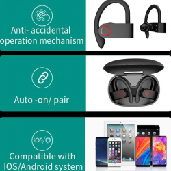 Dr. Phone-DrPhone JHO Draadloze oordopjes - Bluetooth 5.0 - Sport-in-ear - Oorhaken - TWS Stereo Headset met microfoon - HiFi Bass€ 49,95€ 41,28DrPhoneBluetooth Oordoppen8720118902677
