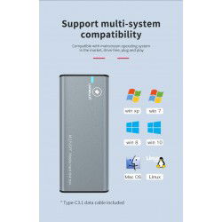 Dr. Phone-Luxwallet HD480 Externe Harde Schijf Behuizing - M.2 NGFF SSD Naar USB 3.1 Type-C Gen2 SATA3 - 5Gbps€ 19,95€ 16,49LUXWALLETHarde Schijf Behuizing8720118902684