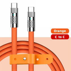 Dr. Phone-DrPhone LSC - USB-C naar USB-C – 120W 6A - Siliconen kabel - Snel opladen + Data - Oranje – 2M / 2 Meter€ 14,95€ 12,36Telefoniekabel8720118882603