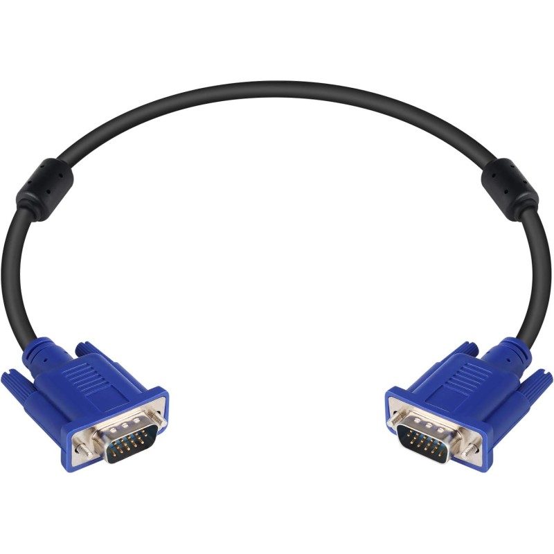 Dr. Phone-DrPhone HNV5 VGA-naar-VGA-kabel - HD15 mannelijk naar mannelijk met dubbele magnetische ring – 1080P - 0.5M - Zwart/Blauw€ 10,95€ 9,05Computer kabels8720118060131