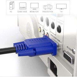 Dr. Phone-DrPhone HNV5 VGA-naar-VGA-kabel - HD15 mannelijk naar mannelijk met dubbele magnetische ring – 1080P - 0.5M - Zwart/Blauw€ 10,95€ 9,05Computer kabels8720118060131