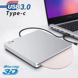 Dr. Phone-DrPhone DW9 Externe 3D Blu-Ray CD/DVD-Drive Speler- USB 3.0 en Type-C - Slot-in CD DVD-brander met Smart Touch - Zilver€ 99,95€ 82,60DrPhoneDVD/RW Spelers8720118025826