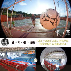 Dr. Phone-DrPhone APX12 Super Fisheye-lens 195 graden – Cameralens – Fotografielens - HD Smartphone- Zwart€ 29,95€ 24,75DrPhone(Telefoon) Opzet Lens / Lenzen8720118539248