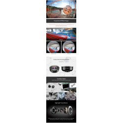 Dr. Phone-DrPhone APX12 Super Fisheye-lens 195 graden – Cameralens – Fotografielens - HD Smartphone- Zwart€ 29,95€ 24,75DrPhone(Telefoon) Opzet Lens / Lenzen8720118539248