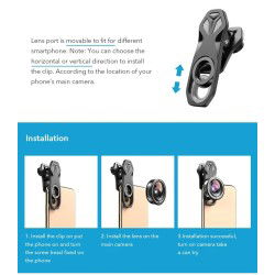 Dr. Phone-DrPhone APX12 Super Fisheye-lens 195 graden – Cameralens – Fotografielens - HD Smartphone- Zwart€ 29,95€ 24,75DrPhone(Telefoon) Opzet Lens / Lenzen8720118539248