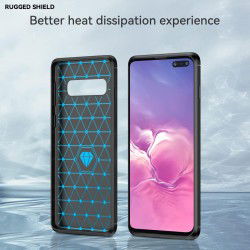 Dr. Phone-DrPhone BCR1 Hoesje - Geborsteld TPU case - Drop Proof Siliconen Case - Carbon fiber – Galaxy S10 Plus - Zwart€ 8,95€ 7,40Samsung