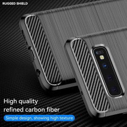 Dr. Phone-DrPhone BCR1 Hoesje - Geborsteld TPU case - Drop Proof Siliconen Case - Carbon fiber – Galaxy S10 Plus - Zwart€ 8,95€ 7,40Samsung