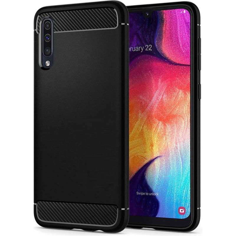 Dr. Phone-DrPhone - Ultimate Drop Proof Siliconen Case - Carbon fiber Look – Geschikt voor Samsung Galaxy A50 - Zwart€ 8,95€ 7,40Samsung