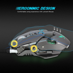 Dr. Phone-Elementkey Xero Mechanische Gaming Muis – 3200 DPI - Programmeerbaar + USB 2.0 Bedraad - LED - Grijs€ 39,95€ 33,02ElementkeyMuis8720118588581