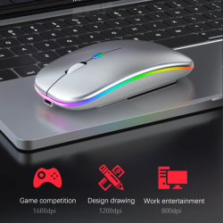 Dr. Phone-Elementkey IMX9 2 in 1 Draadloze Stille Muis – USB 2,4Ghz & Bluetooth 5.2 – DPI 1600 - Oplaadbaar & RGB - Rosegold€ 19,95€ 16,49ElementkeyMuis8720118978658