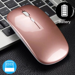 Dr. Phone-Elementkey IMX9 2 in 1 Draadloze Stille Muis – USB 2,4Ghz & Bluetooth 5.2 – DPI 1600 - Oplaadbaar & RGB - Rosegold€ 19,95€ 16,49ElementkeyMuis8720118978658
