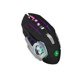 Dr. Phone-DrPhone M8 Pro - Oplaadbare Draadloze Gaming Muis - Extra Stil - Ergonomisch - 6 Toetsen RGB - 2400 Dpi - Zwart€ 24,95€ 20,62ElementkeyMuis