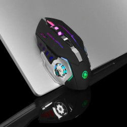 Dr. Phone-DrPhone M8 Pro - Oplaadbare Draadloze Gaming Muis - Extra Stil - Ergonomisch - 6 Toetsen RGB - 2400 Dpi - Zwart€ 24,95€ 20,62ElementkeyMuis