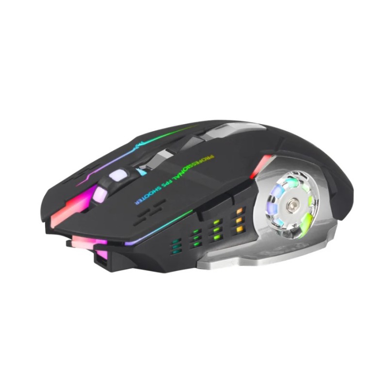 Dr. Phone-DrPhone M8 Pro - Oplaadbare Draadloze Gaming Muis - Extra Stil - Ergonomisch - 6 Toetsen RGB - 2400 Dpi - Zwart€ 24,95€ 20,62ElementkeyMuis
