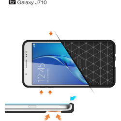 Dr. Phone-DrPhone BCR1 Hoesje - TPU case - Drop Proof Siliconen Case - Carbon fiber Look – Geschikt voor Samsung Galaxy J710 - Zwart€ 9,95€ 8,22Hoesjes / Covers