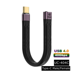 Dr. Phone-DrPhone CHX15 USB C Vrouwelijk naar USB C Mannelijk Verleng Kabel - Thunderbolt 4/ USB4 100W - 40Gbps Data – FPC TPE Flexibel€ 19,95€ 16,49DrPhoneKabels8720118081235