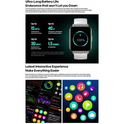 Dr. Phone-DrPhone AquaPulse Pro - Smartwatch voor Zwemmen - SWOLF - Horloge - GPS Sensor - Banen Tellen - 5 ATM€ 89,95€ 74,34DrPhoneSmartwatch