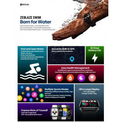 Dr. Phone-DrPhone AquaPulse Pro - Smartwatch voor Zwemmen - SWOLF - Horloge - GPS Sensor - Banen Tellen - 5 ATM€ 89,95€ 74,34DrPhoneSmartwatch