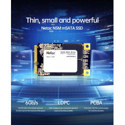 Dr. Phone-Elementkey Netac Pro - 512 GB mSATA SSD harde schijf mSATA Retail NT01N5M€ 59,95€ 49,55ElementkeyInterne Harde Schijf