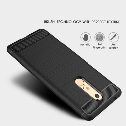 Dr. Phone-DrPhone BCR1 Hoesje - TPU case - Drop Proof Siliconen Case - Carbon fiber Look - Geschikt voor Nokia 6 2018- Zwart€ 9,95€ 8,22Hoesjes / Covers