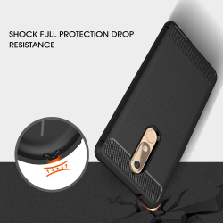 Dr. Phone-DrPhone BCR1 Hoesje - TPU case - Drop Proof Siliconen Case - Carbon fiber Look - Geschikt voor Nokia 6 2018- Zwart€ 9,95€ 8,22Hoesjes / Covers