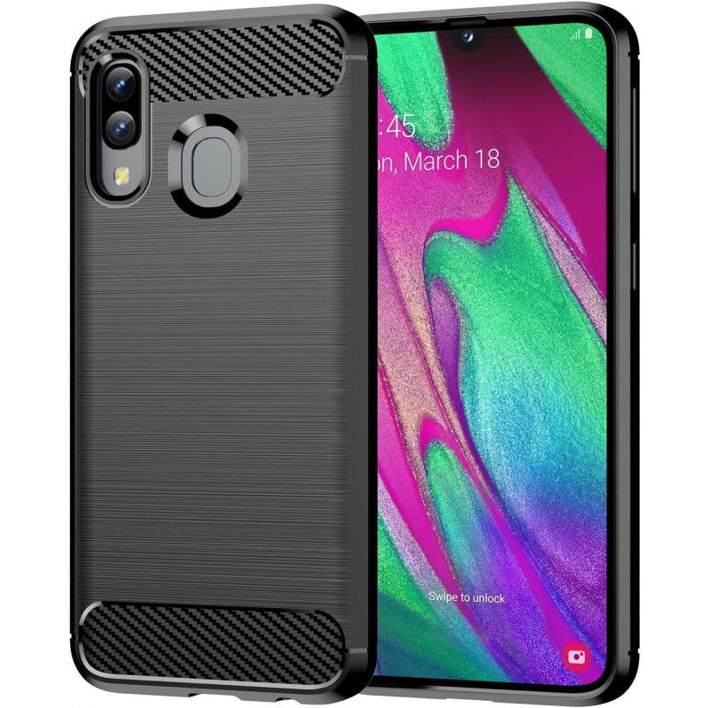 Dr. Phone-DrPhone BCR1 Hoesje - Geborsteld TPU case - Drop Proof Siliconen Case - Carbon fiber Look - Geschikt voor Samsung galaxy A40€ 9,95€ 8,22Hoesjes / Covers