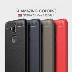 Dr. Phone-DrPhone BCR1 Hoesje - TPU case - Drop Proof Siliconen Case - Carbon fiber Look - Geschikt voor Nokia 8.1 - Zwart€ 9,95€ 8,22Hoesjes / Covers