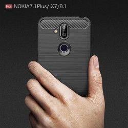 Dr. Phone-DrPhone BCR1 Hoesje - TPU case - Drop Proof Siliconen Case - Carbon fiber Look - Geschikt voor Nokia 8.1 - Zwart€ 9,95€ 8,22Hoesjes / Covers