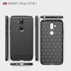 Dr. Phone-DrPhone BCR1 Hoesje - TPU case - Drop Proof Siliconen Case - Carbon fiber Look - Geschikt voor Nokia 8.1 - Zwart€ 9,95€ 8,22Hoesjes / Covers