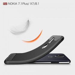 Dr. Phone-DrPhone BCR1 Hoesje - TPU case - Drop Proof Siliconen Case - Carbon fiber Look - Geschikt voor Nokia 8.1 - Zwart€ 9,95€ 8,22Hoesjes / Covers