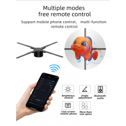 Dr. Phone-DrPhone HolovisionX3 - 3D WiFi Hologram Projector Met 4 Bladen – 2000x1152P - Hologram Met Online Bediening – 576 LED€ 229,95€ 190,04Hologram