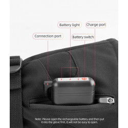 Dr. Phone-DrPhone ROCKBROS Heat - FAN-TEX® Elektrisch Verwarmde Handschoenen – Oplaadbaar – Unisex - Maat XL€ 69,95€ 57,81DrPhoneHandschoenen