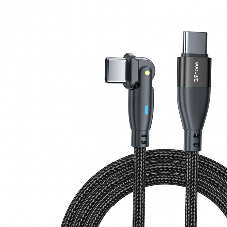 Dr. Phone-DrPhone ProCharge C2C – 1M 60W USB-C Naar USB-C Kabel - Power Delivery - Lader en Datatransmissie - 180° Rotatie€ 12,95€ 10,70Telefoniekabel