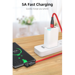 Dr. Phone-DrPhone ProCharge C2C – 1M 60W USB-C Naar USB-C Kabel - Power Delivery - Lader en Datatransmissie - 180° Rotatie€ 12,95€ 10,70Telefoniekabel