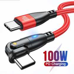 Dr. Phone-DrPhone ProCharge C2C Ultra – 0.5M 100W USB-C Naar USB-C Kabel - Power Delivery - Lader en Datatransmissie - 180° Rotatie€ 13,95€ 11,53Telefoniekabel