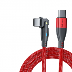 Dr. Phone-DrPhone ProCharge C2C Ultra – 0.5M 100W USB-C Naar USB-C Kabel - Power Delivery - Lader en Datatransmissie - 180° Rotatie€ 13,95€ 11,53Telefoniekabel