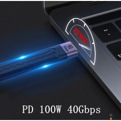 Dr. Phone-DrPhone CHX15 USB-C Mannelijk naar USB-C Mannelijk Kabel - Thunderbolt 4/ USB4 100W - 40Gbps Data – FPC TPE Flexibel€ 19,95€ 16,49DrPhoneKabels8720118081235