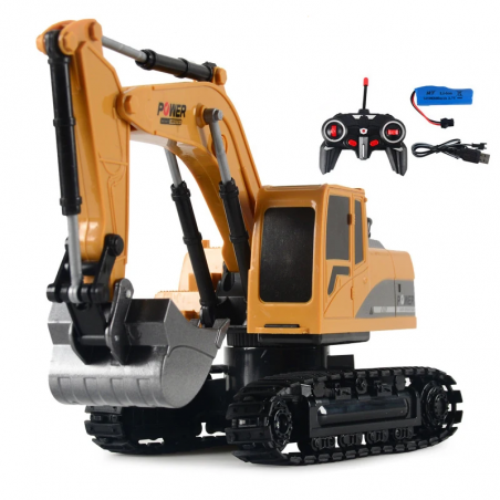 Dr. Phone-DrPhone Groundgraver - 1:24 Bestuurbare Graafmachine – Met Realistische Geluiden - 360° Handmatige Rotatie – Met Verlichting€ 39,95€ 33,02RC Auto's