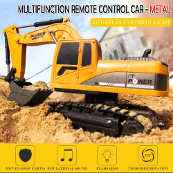 Dr. Phone-DrPhone Groundgraver - 1:24 Bestuurbare Graafmachine – Met Realistische Geluiden - 360° Handmatige Rotatie – Met Verlichting€ 39,95€ 33,02RC Auto's