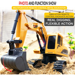 Dr. Phone-DrPhone Groundgraver - 1:24 Bestuurbare Graafmachine – Met Realistische Geluiden - 360° Handmatige Rotatie – Met Verlichting€ 39,95€ 33,02RC Auto's