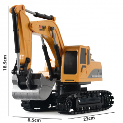 Dr. Phone-DrPhone Groundgraver - 1:24 Bestuurbare Graafmachine – Met Realistische Geluiden - 360° Handmatige Rotatie – Met Verlichting€ 39,95€ 33,02RC Auto's