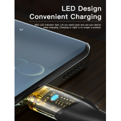 Dr. Phone-DrPhone WDC3 USB C naar USB C – Nylon PD Super Snel Laden - Oplaadkabel – 100W - 480 Mbps – Snel Laden + Data Sync - LED - 0.3M€ 11,95€ 9,88Kabel & Lader8720118629840
