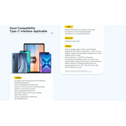 Dr. Phone-DrPhone WDC3 USB C naar USB C – Nylon PD Super Snel Laden - Oplaadkabel – 100W - 480 Mbps – Snel Laden + Data Sync - LED - 0.3M€ 11,95€ 9,88Kabel & Lader8720118629840
