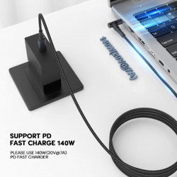 Dr. Phone-DrPhone PowerFlow Pro - Laptop Oplaadkabel USB-C PD naar DC5.5x2.1mm 5.5x2.5mm Kabel Adapter Laptop Voeding 20V 7A 140W€ 22,95€ 18,97Computerkabel