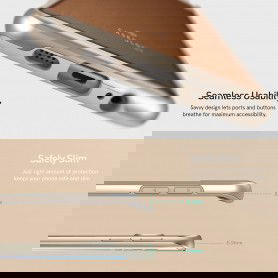 Dr. Phone-Caseology® Envoy Series Samsung Galaxy S6 Edge Plus Leather Brown + 1 Gratis S6 Edge Plus Screenprotector€ 9,95€ 8,22CaseologySamsung